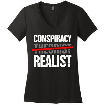 Conspiracy Theory Women's V-Neck T-Shirt