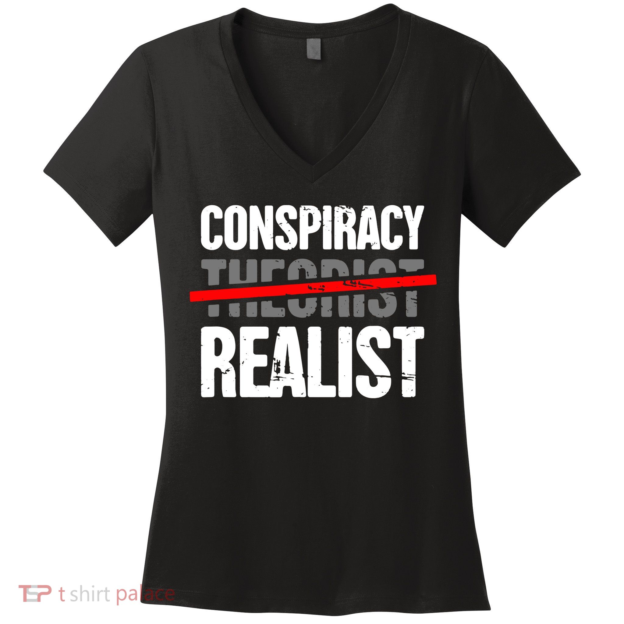Conspiracy Theory Women's V-Neck T-Shirt