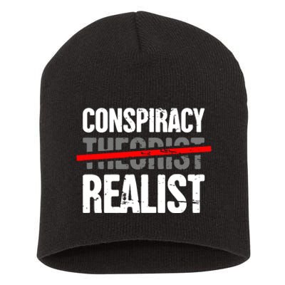 Conspiracy Theory Short Acrylic Beanie