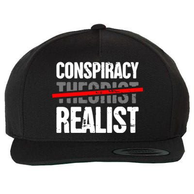 Conspiracy Theory Wool Snapback Cap