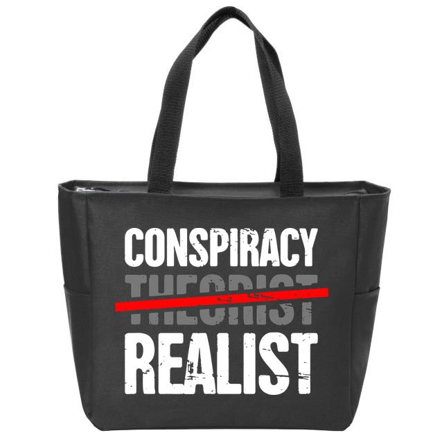 Conspiracy Theory Zip Tote Bag