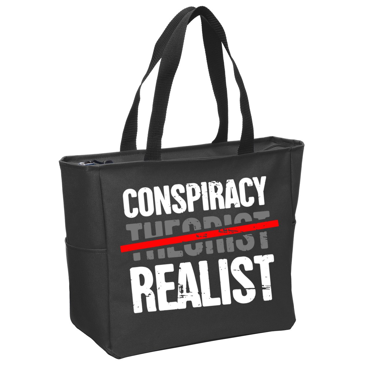 Conspiracy Theory Zip Tote Bag
