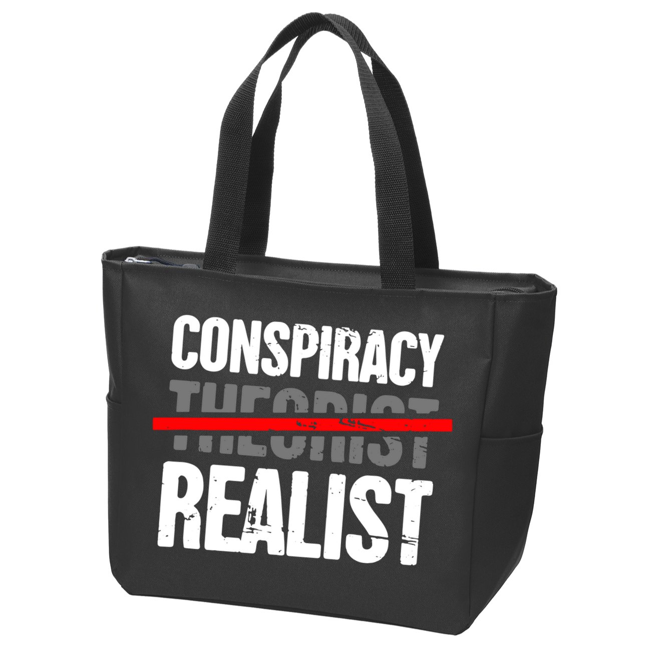 Conspiracy Theory Zip Tote Bag