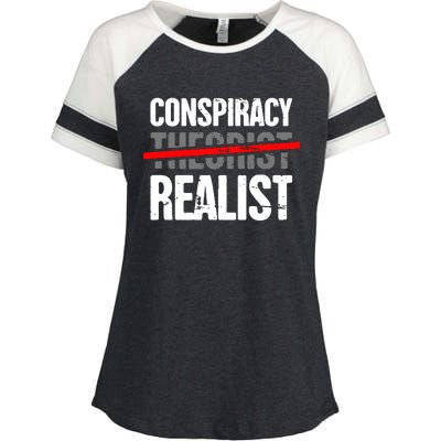 Conspiracy Theory Enza Ladies Jersey Colorblock Tee