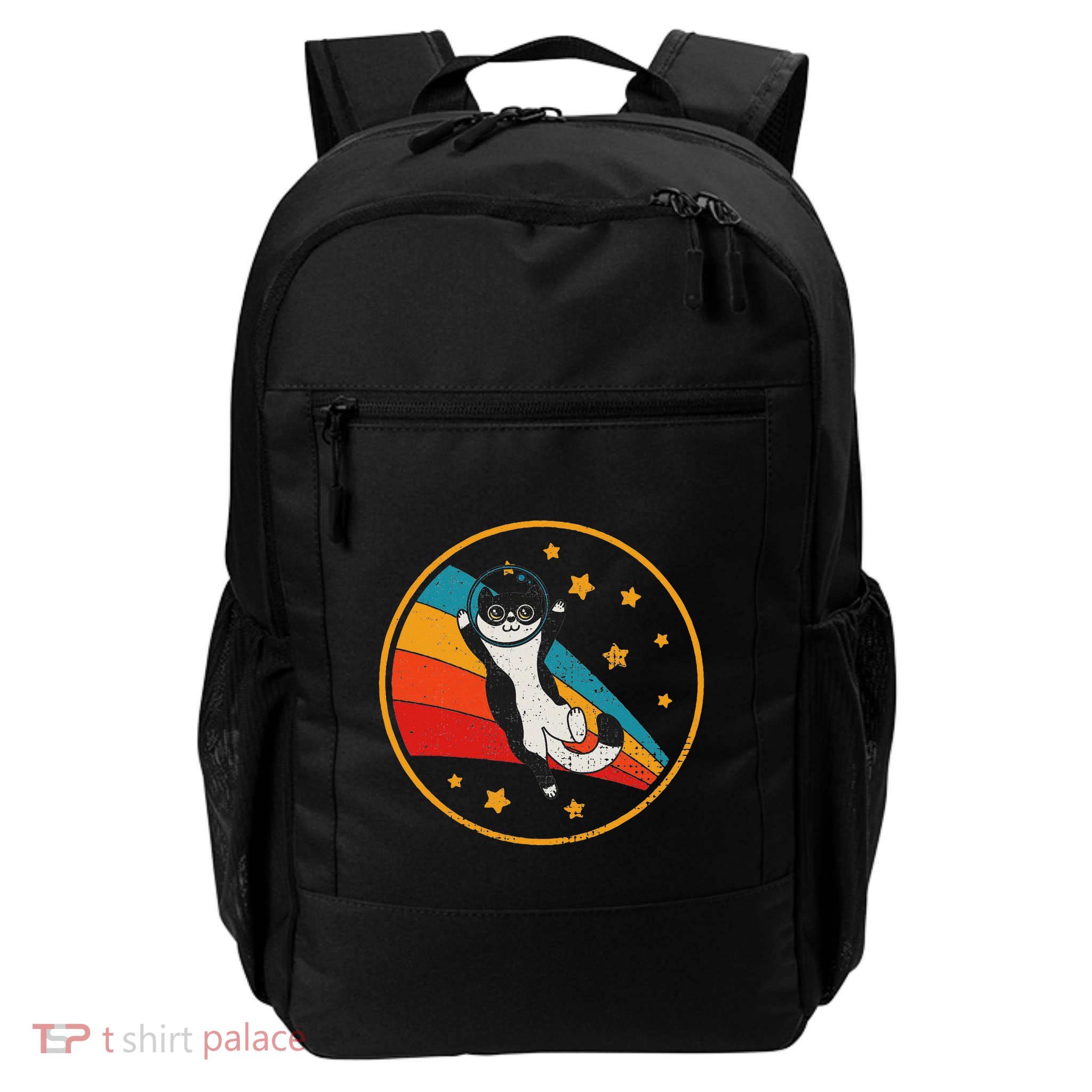 Cute Tuxedo Cat Two Tone Daily Commute Backpack