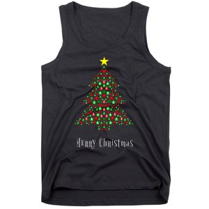 Christmas Tree Celebration Merry Christmas Xmas Tank Top