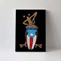 Coqui Taino Conga Boricua Puerto Rican Flag Gift Canvas