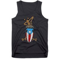 Coqui Taino Conga Boricua Puerto Rican Flag Gift Tank Top