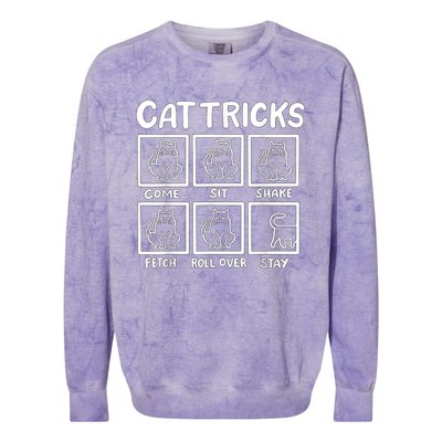 Cat Tricks Colorblast Crewneck Sweatshirt