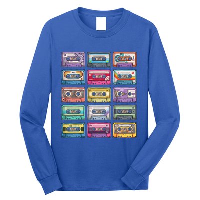 Cassette Tapes Collection 80S 90S Music Mixtape Long Sleeve Shirt