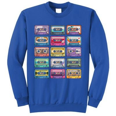 Cassette Tapes Collection 80S 90S Music Mixtape Sweatshirt