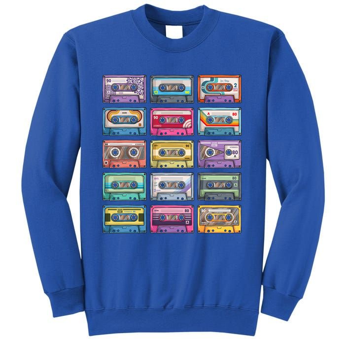 Cassette Tapes Collection 80S 90S Music Mixtape Sweatshirt