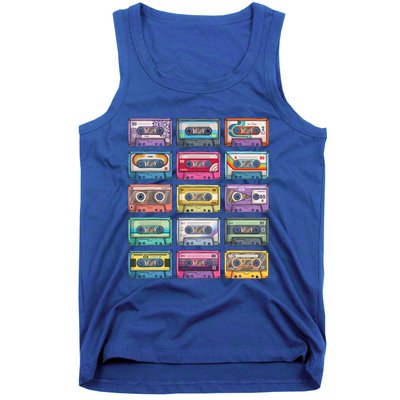 Cassette Tapes Collection 80S 90S Music Mixtape Tank Top