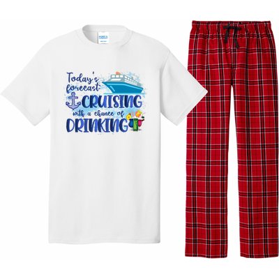 Cruising Together Cruising With A Chance Of Drinking Girl Trip Girl Weekend Pajama Set