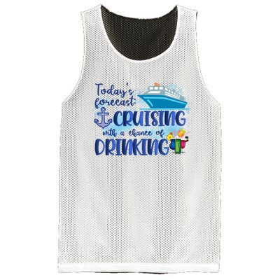 Cruising Together Cruising With A Chance Of Drinking Girl Trip Girl Weekend Mesh Reversible Basketball Jersey Tank