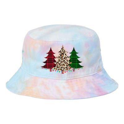 Christmas Tree Cheetah Plaid Tie Dye Newport Bucket Hat