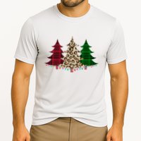 Christmas Tree Cheetah Plaid Cooling Performance Crew T-Shirt