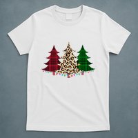 Christmas Tree Cheetah Plaid T-Shirt