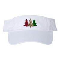 Christmas Tree Cheetah Plaid Visor