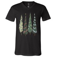 Christmas Tree Christmas for family pajamas V-Neck T-Shirt