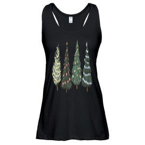 Christmas Tree Christmas for family pajamas Ladies Essential Flowy Tank