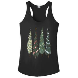 Christmas Tree Christmas for family pajamas Ladies PosiCharge Competitor Racerback Tank