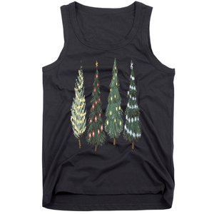 Christmas Tree Christmas for family pajamas Tank Top