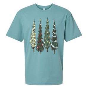 Christmas Tree Christmas for family pajamas Sueded Cloud Jersey T-Shirt