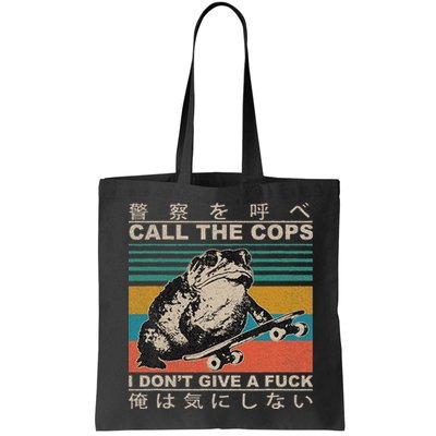 Call The Cops I Don’T Give A Fck Skateboarding Toad Japanese Bag