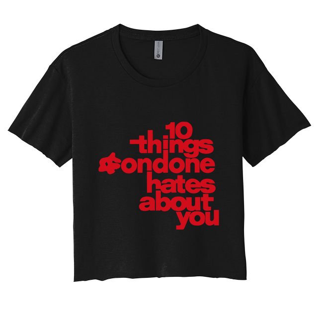 Condoneit Things Condone Hates About You Crop Top
