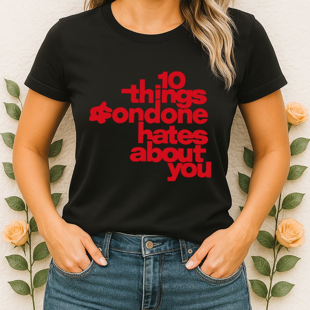 Condoneit Things Condone Hates About You Womens T-Shirt