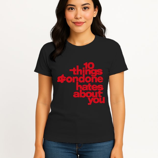 Condoneit Things Condone Hates About You Womens T-Shirt