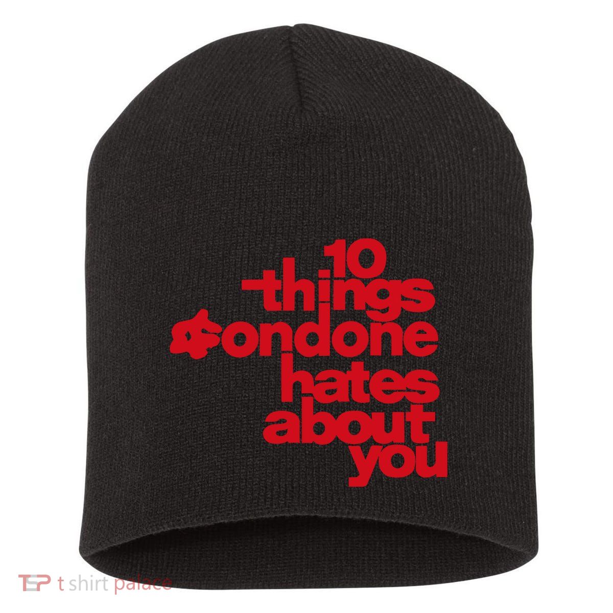 Condoneit Things Condone Hates About You Short Acrylic Beanie