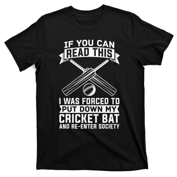 Cricketer Team Club Player Batsman Bowler T-Shirt