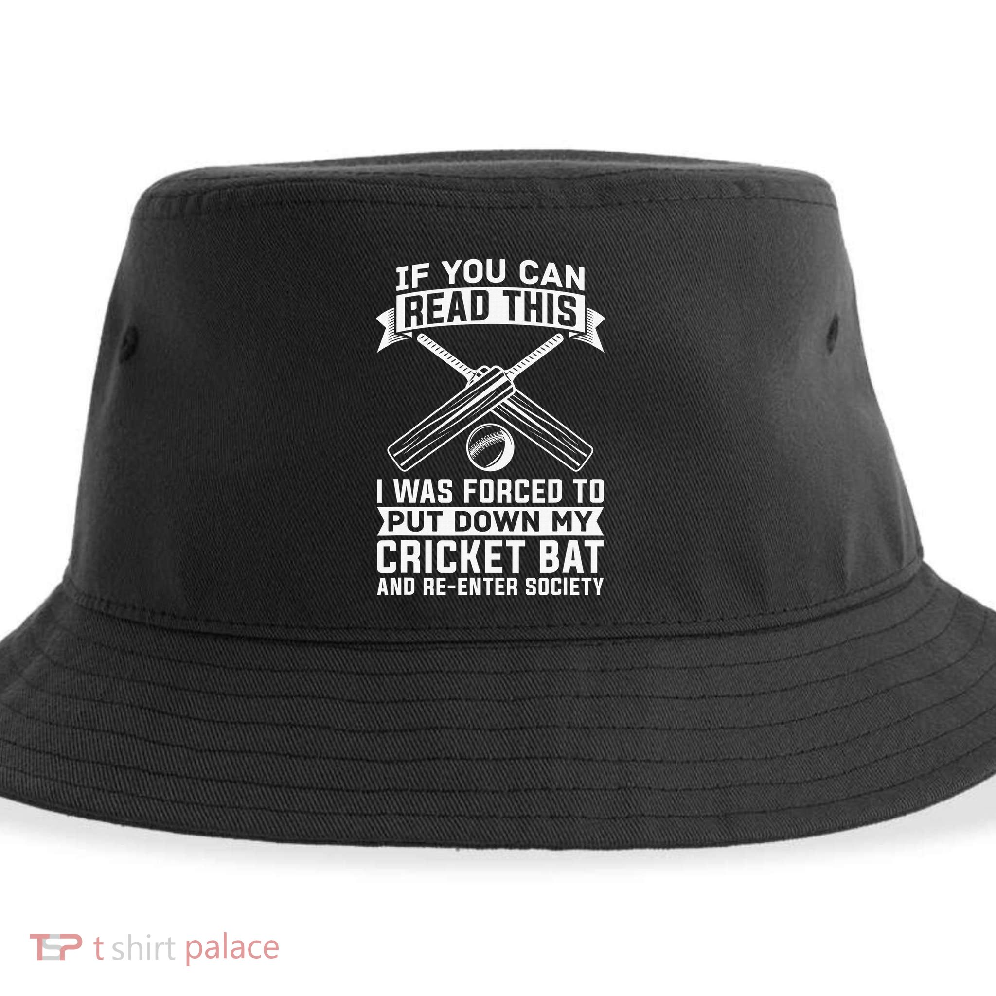Cricketer Team Club Player Batsman Bowler Sustainable Bucket Hat