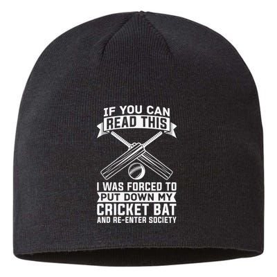 Cricketer Team Club Player Batsman Bowler Sustainable Beanie