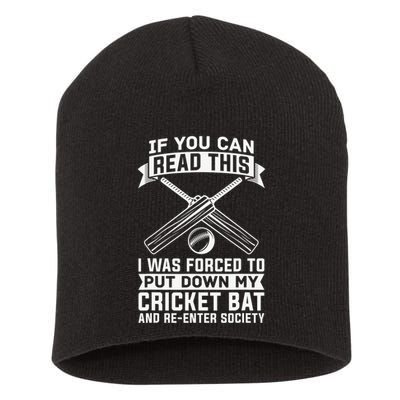 Cricketer Team Club Player Batsman Bowler Short Acrylic Beanie