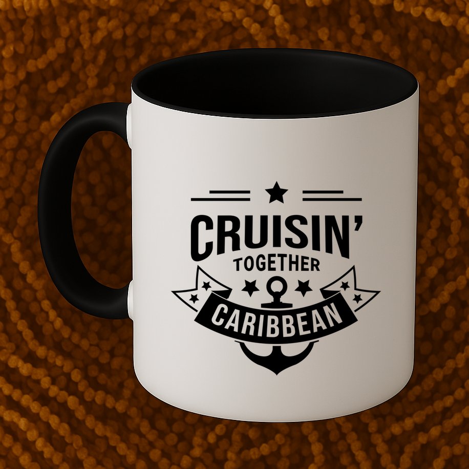 Cruisin Together Caribbean Cute Gift Mug