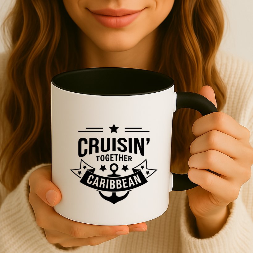 Cruisin Together Caribbean Cute Gift Mug