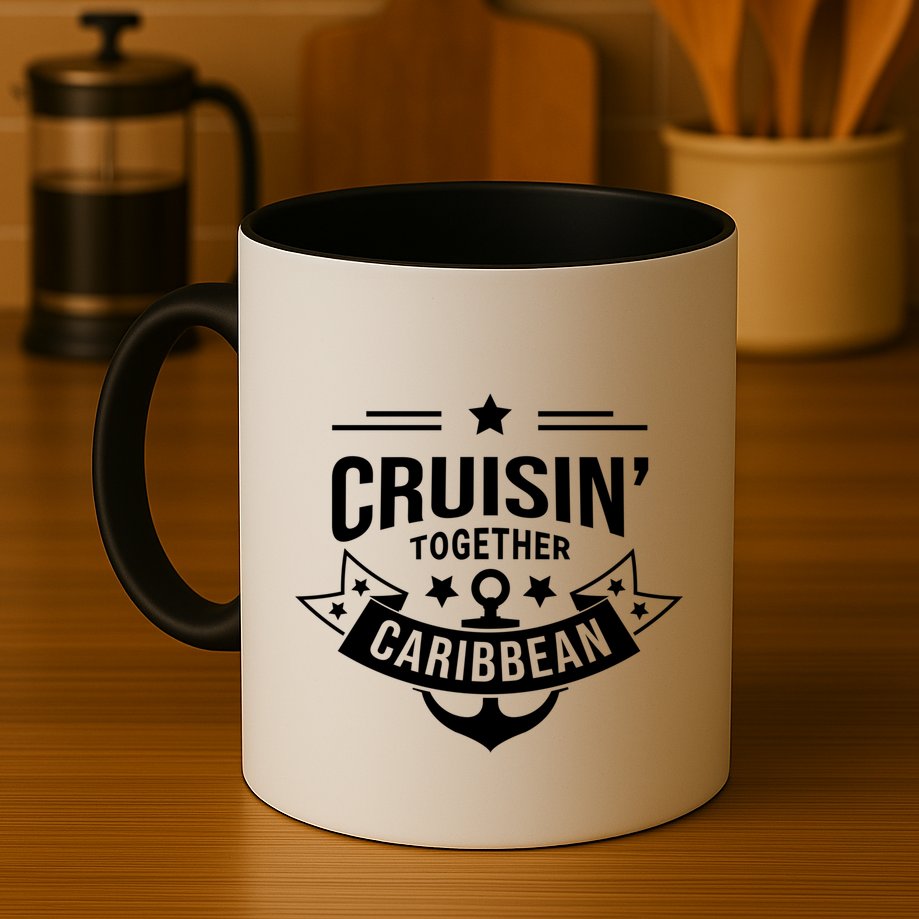 Cruisin Together Caribbean Cute Gift Mug