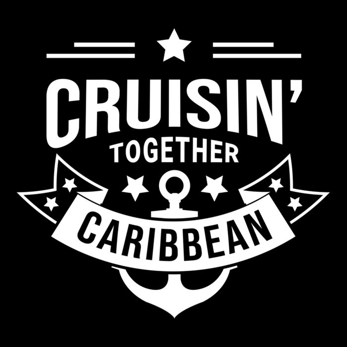 Cruisin Together Caribbean Cute Gift Flat Bill Trucker Hat