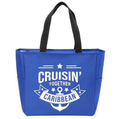 Cruisin Together Caribbean Cute Gift Zip Tote Bag