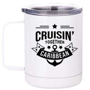 Cruisin Together Caribbean Cute Gift 12 oz Stainless Steel Tumbler Cup