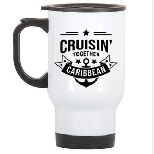 Cruisin Together Caribbean Cute Gift Stainless Steel Travel Mug