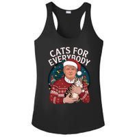 Christmas Trump Cats Lover Team Garbage 2024 Ladies PosiCharge Competitor Racerback Tank