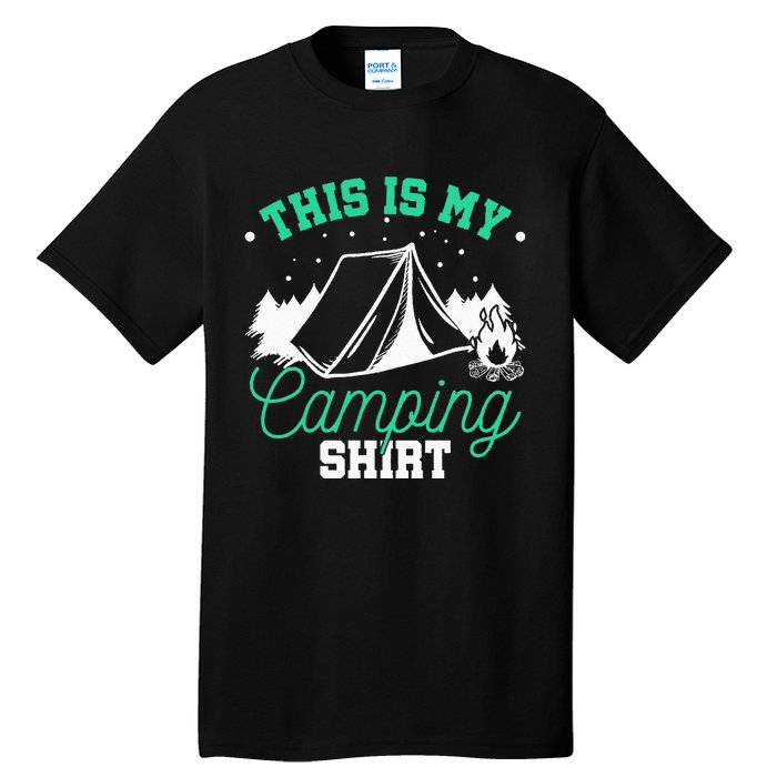 Camping Tent Tall T-Shirt