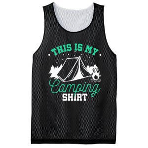 Camping Tent Mesh Reversible Basketball Jersey Tank