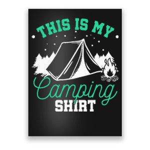 Camping Tent Poster