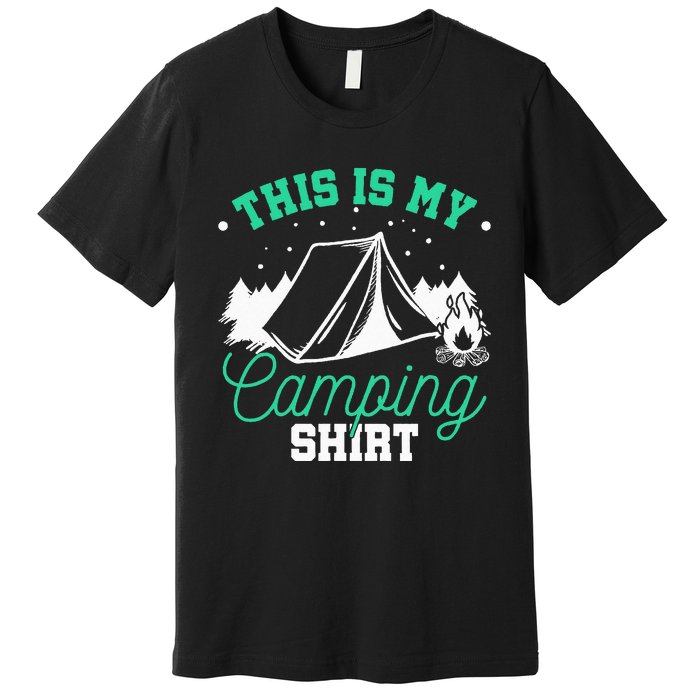 Camping Tent Premium T-Shirt