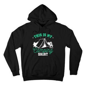 Camping Tent Tall Hoodie